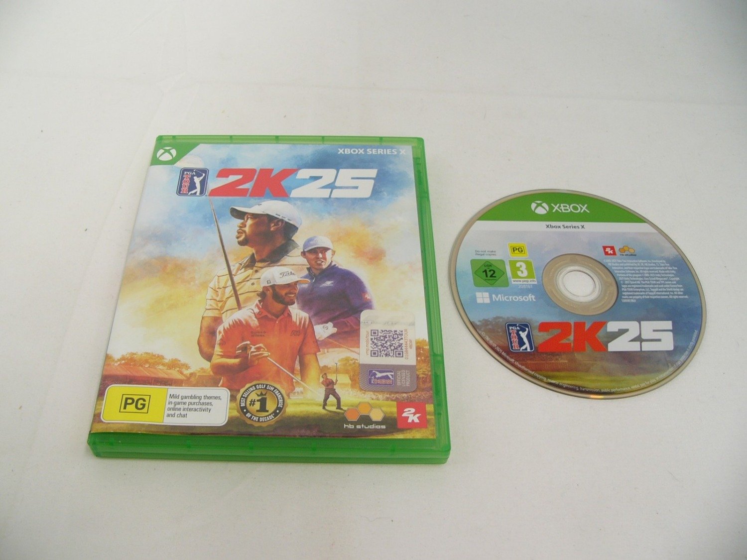 Mint Disc Xbox Series X PGA Tour 2K25