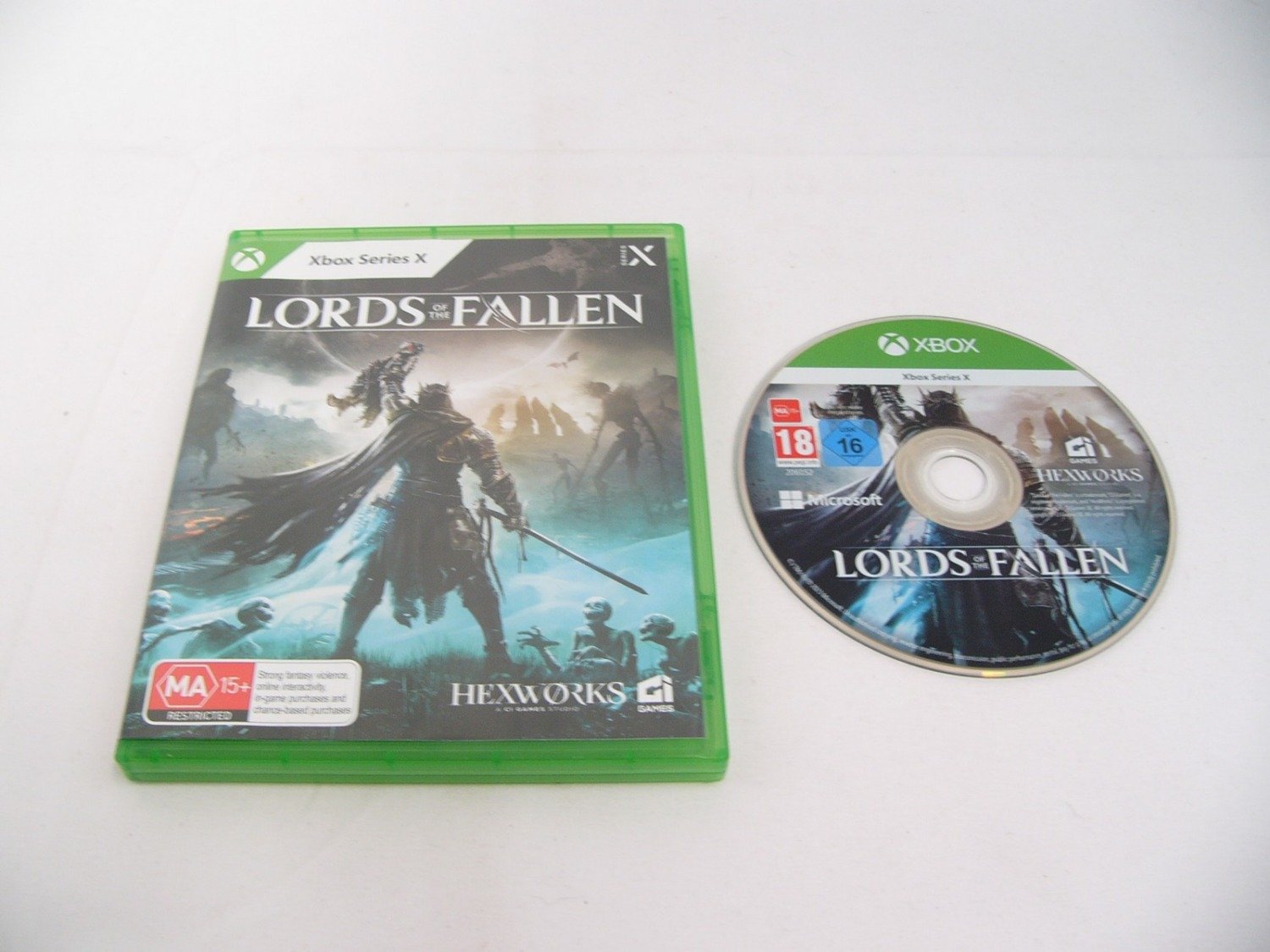 Mint Disc Xbox Series X Lords of the Fallen
