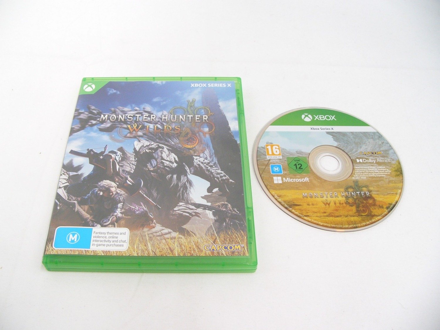 Mint Disc Xbox Series X Monster Hunter Wilds