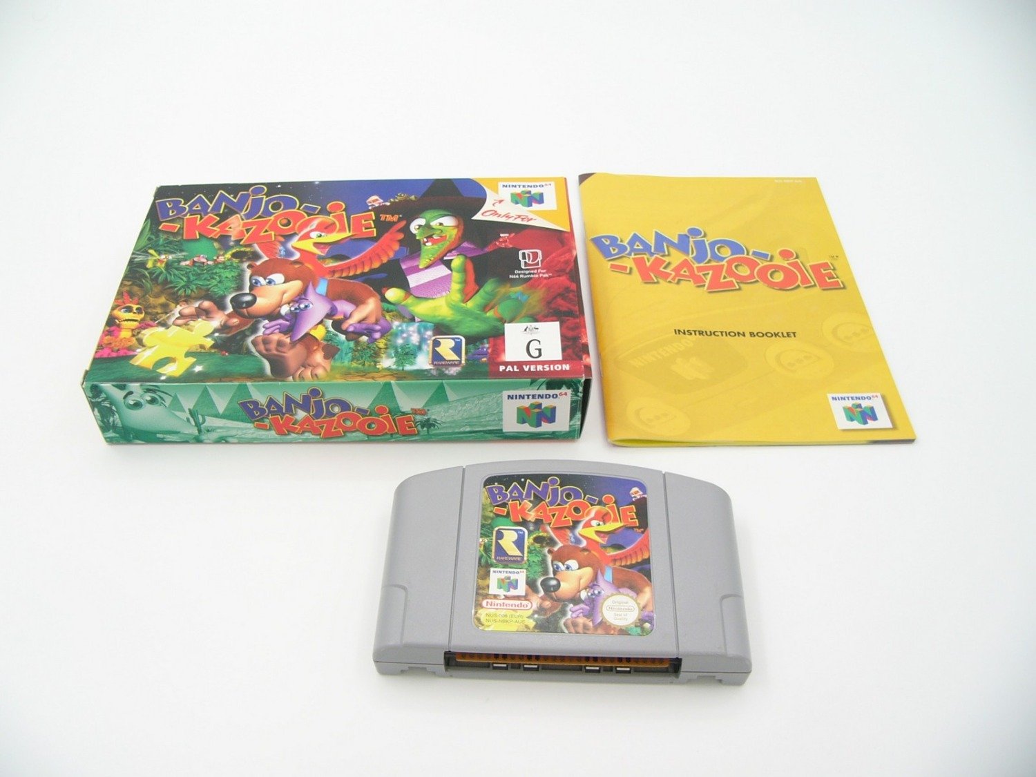Boxed Nintendo 64 N64 Banjo-Kazooie - Inc Manual - PAL /3