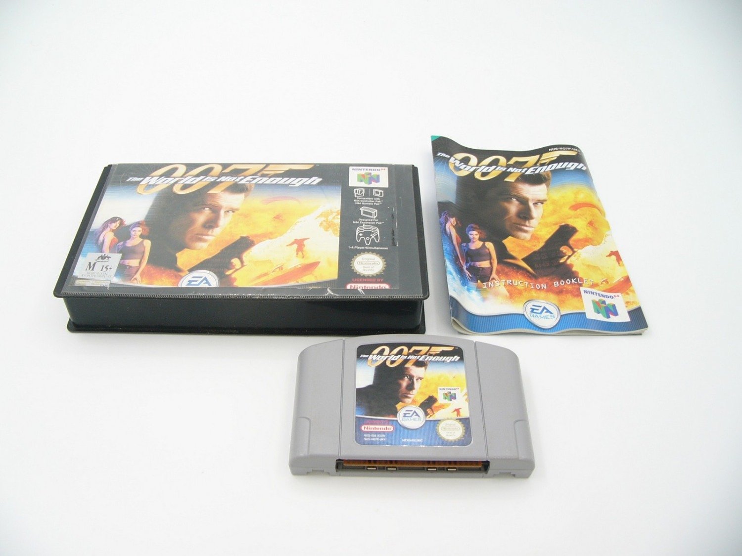 Boxed Nintendo 64 N64 007 The World is Not Enough - Inc Manual - PAL /3