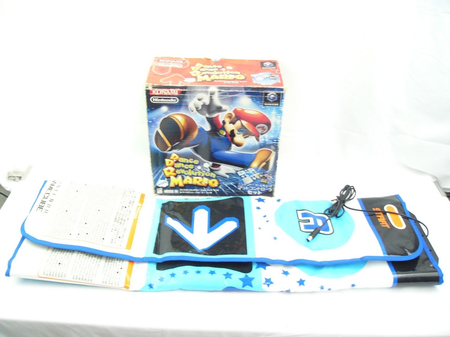 Boxed Like New Nintendo Gamecube Dance Dance Revolution Mario Dance Mat (No Game)