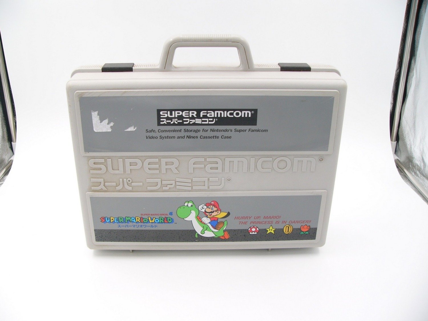 Nintendo Super Famicom Super Mario World Console Storage Carry Case
