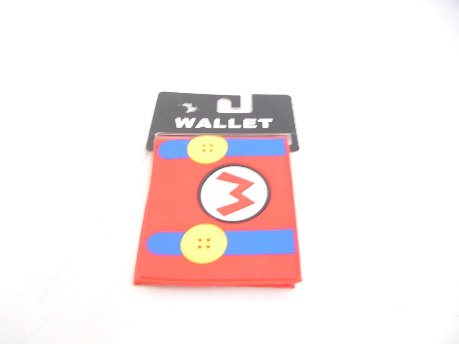Brand New Super Mario Overalls Rubberised Wallet