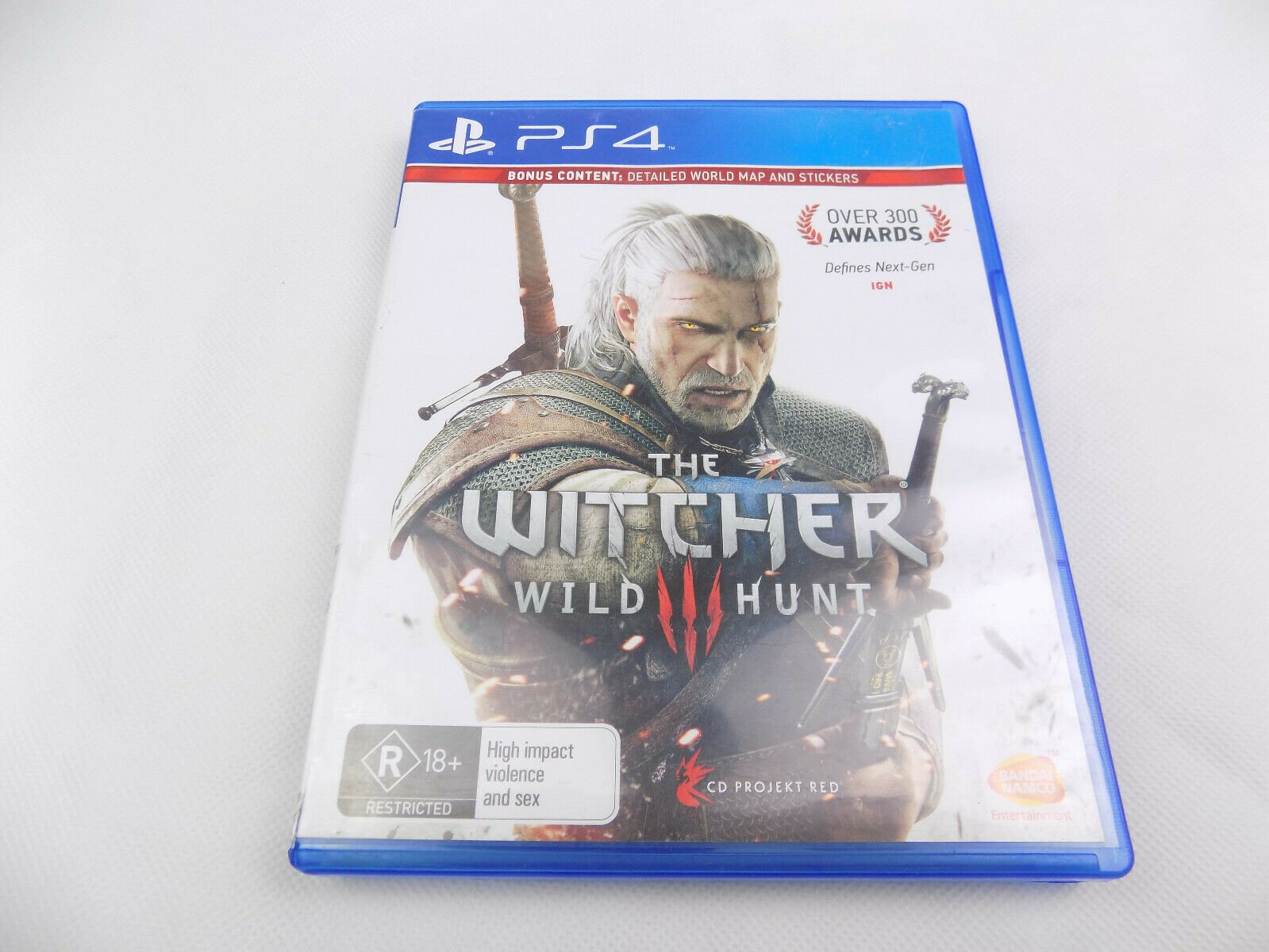 Mint Disc Playstation 4 Ps4 The Witcher 3 Wild Hunt