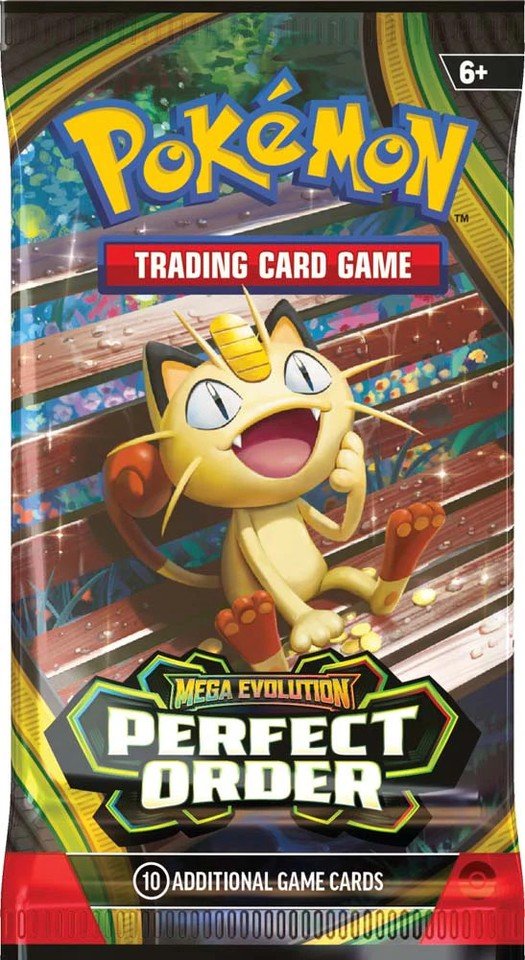 English Pokemon Mega Evolution Perfect Order Booster Pack