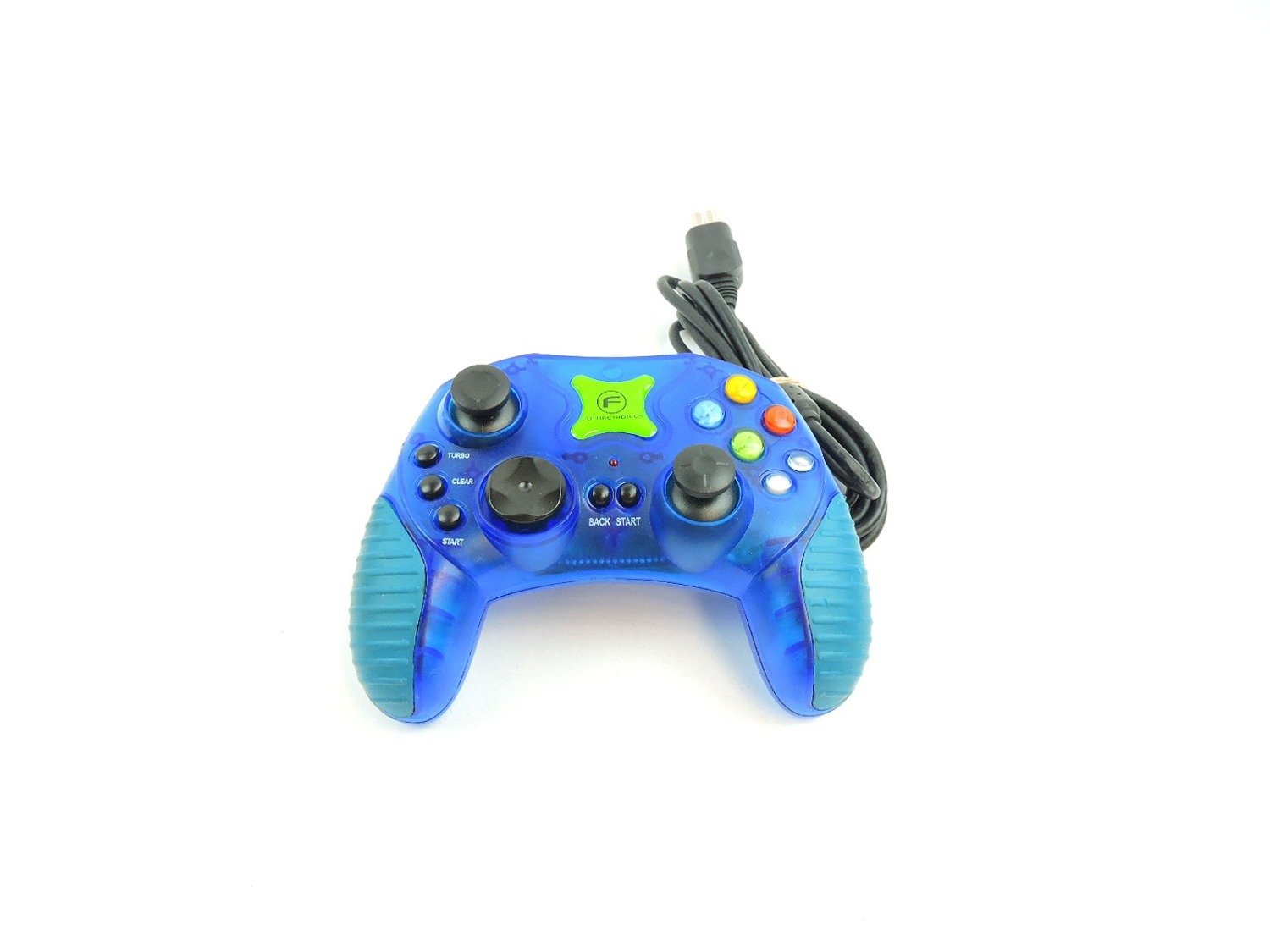 Like New Xbox Original Futuretronics Translucent Blue Controller