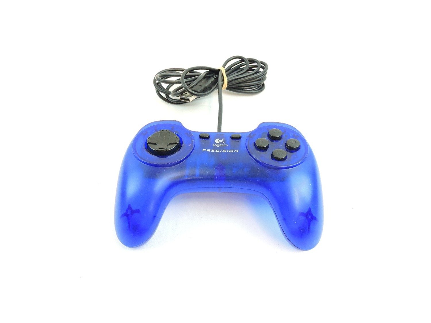 Like New Logitech Precision Clear Blue Wired Controller