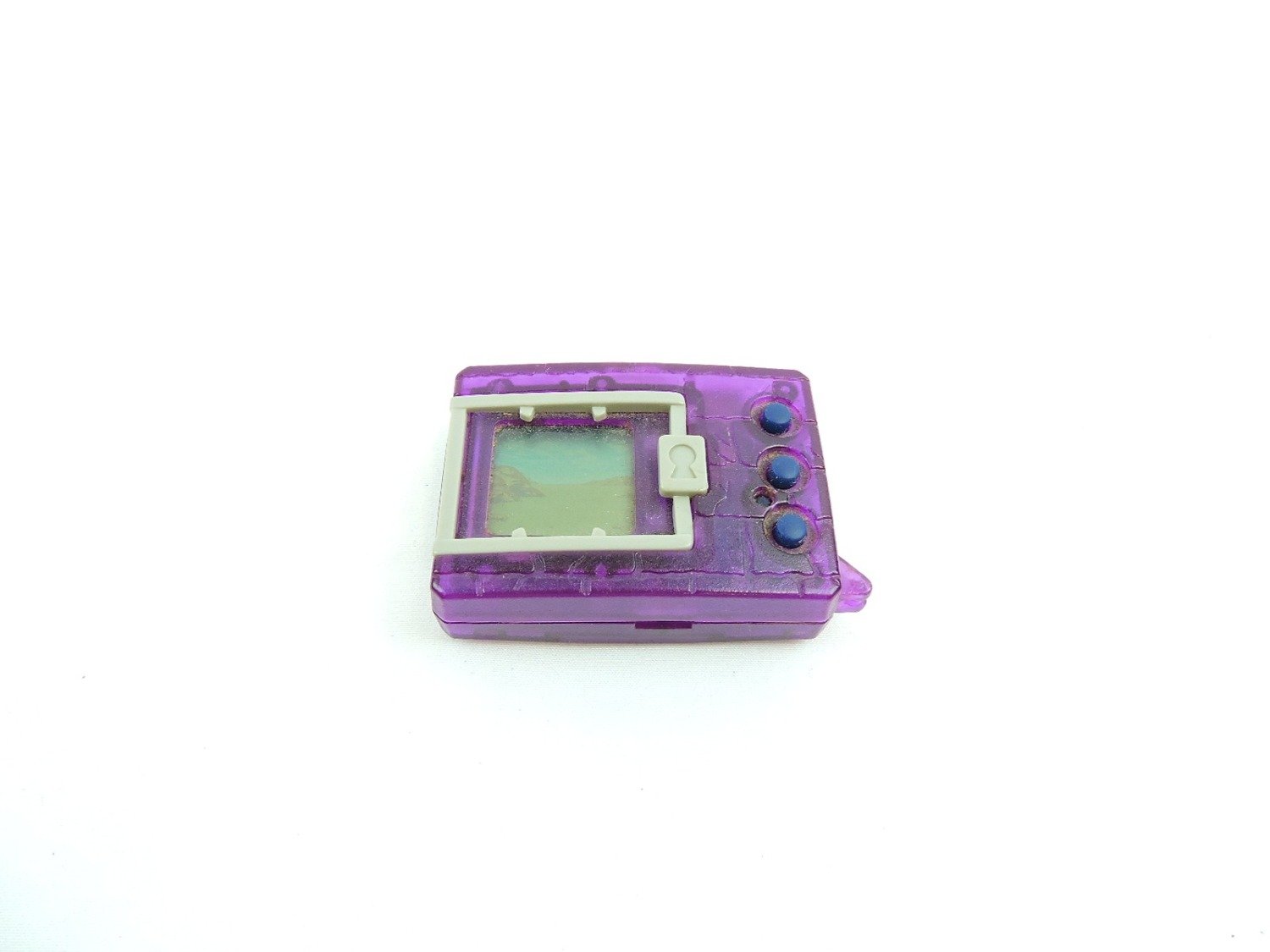 Bandai Digimon Tamagotchi V-Pet Handheld Version 2 Purple Shell-Swapped