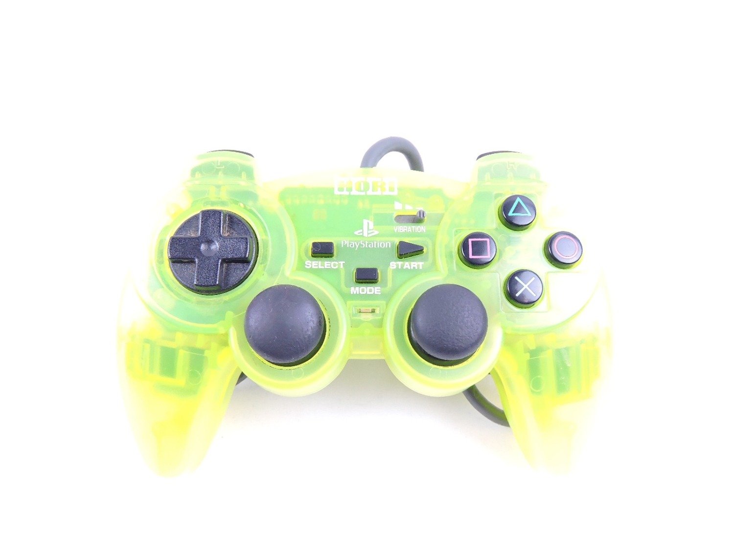 Like New Hori Playstation 2 Ps2 Analog Sindou Lemon Yellow Controller