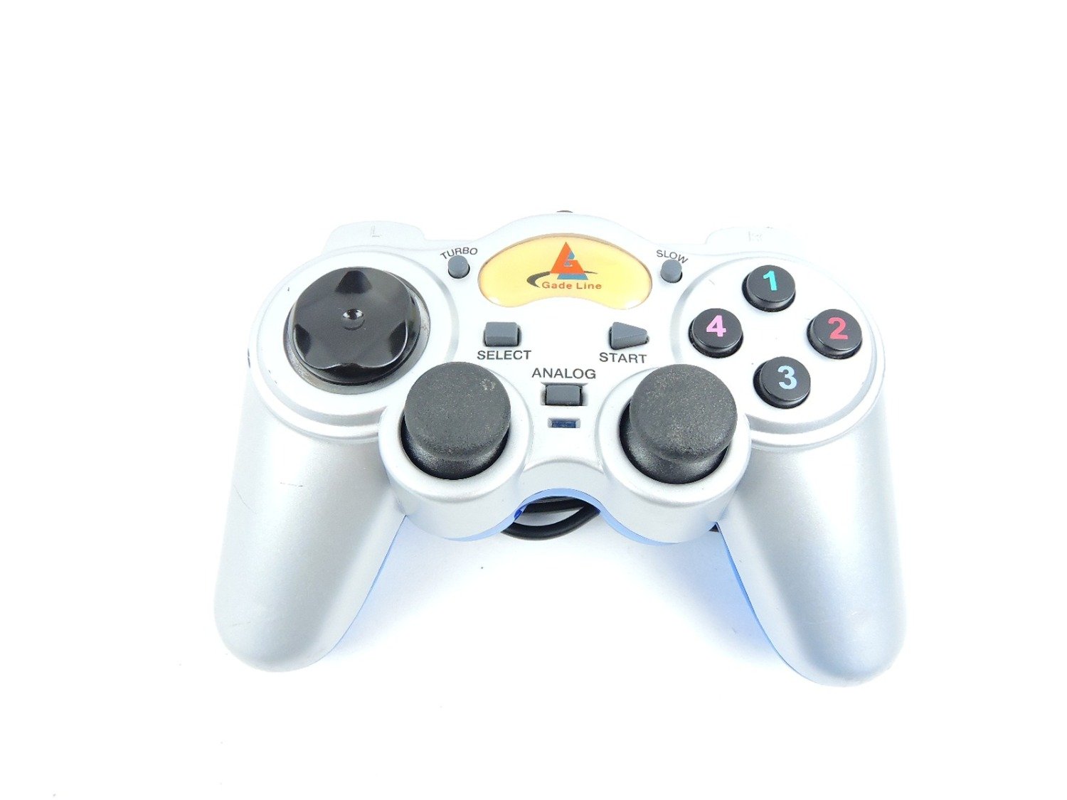Like New Playstation 2 Ps2 Gade Line Silver Wired Controller