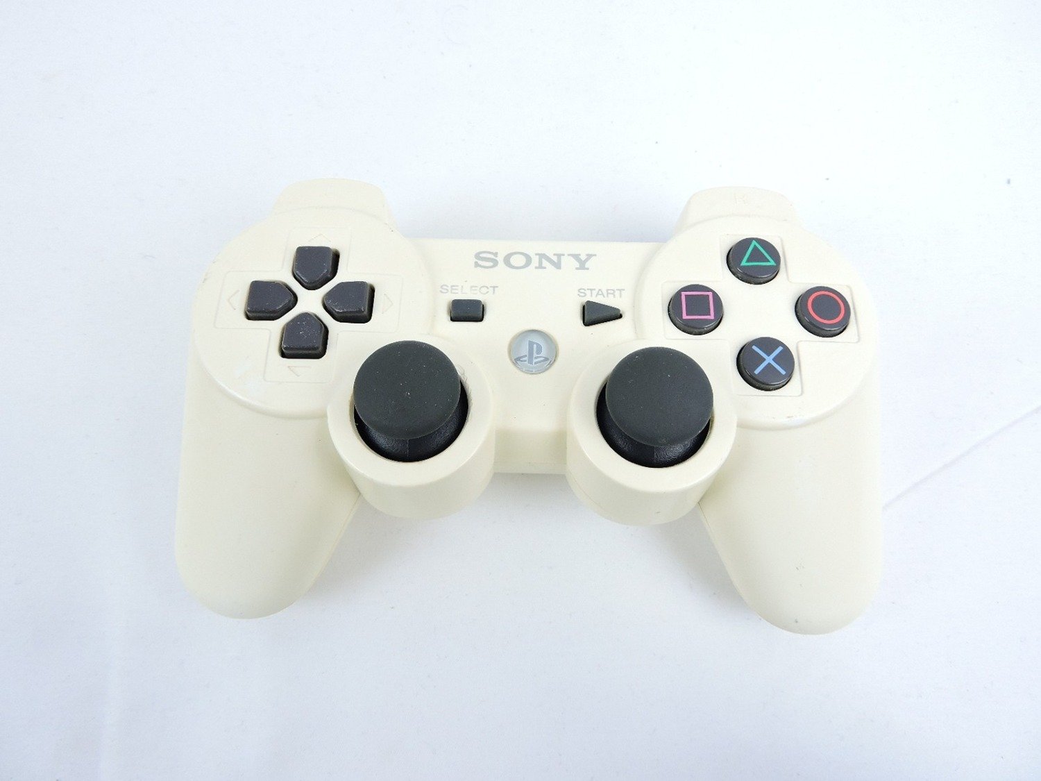 Genuine Off-White Controller Ps3 Wireless Controller Playstation 3 - Tested