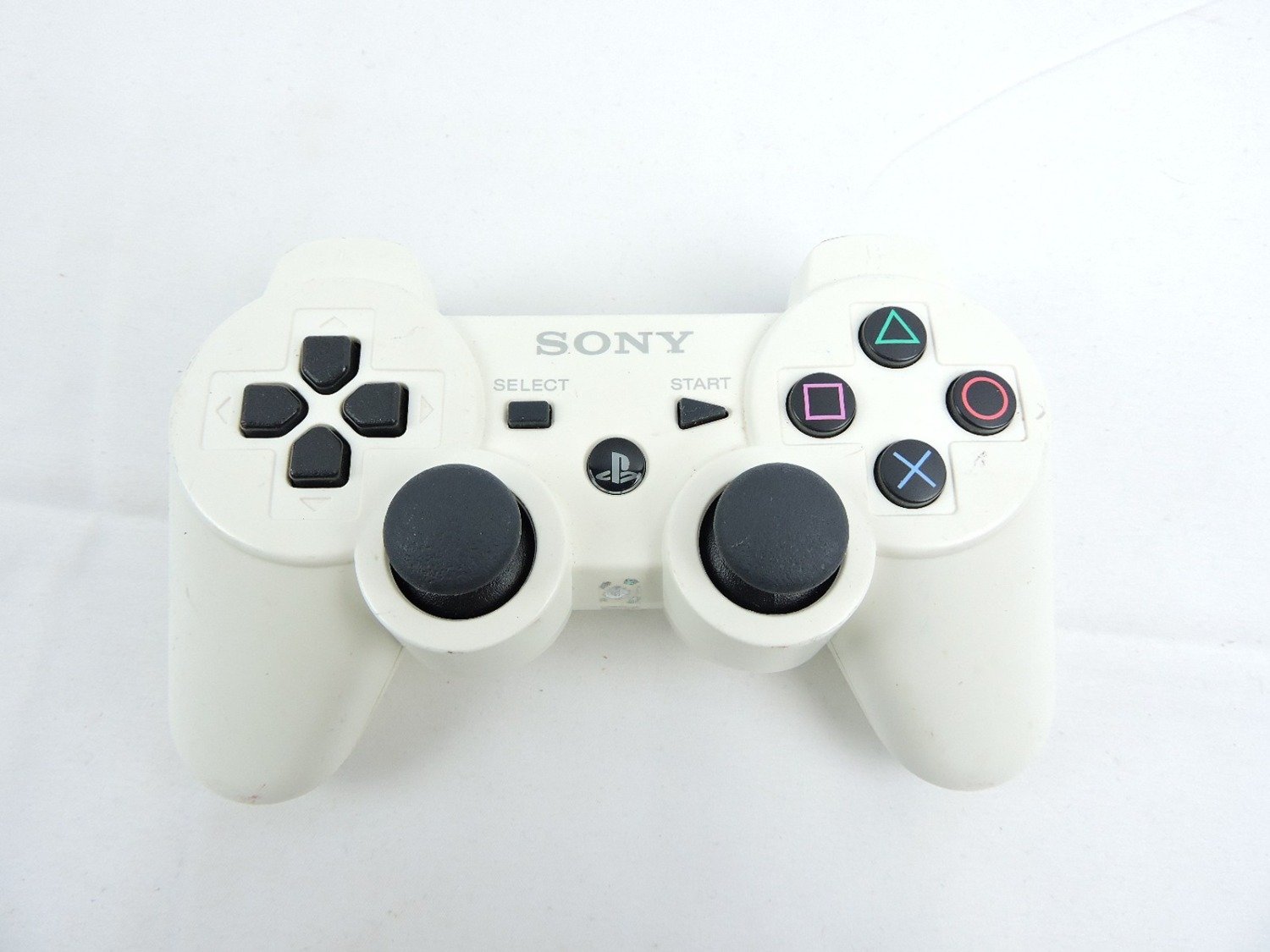 Playstation 3 Ps3 Dualshock 3 Wireless Controller White (Turbo Button Modification)
