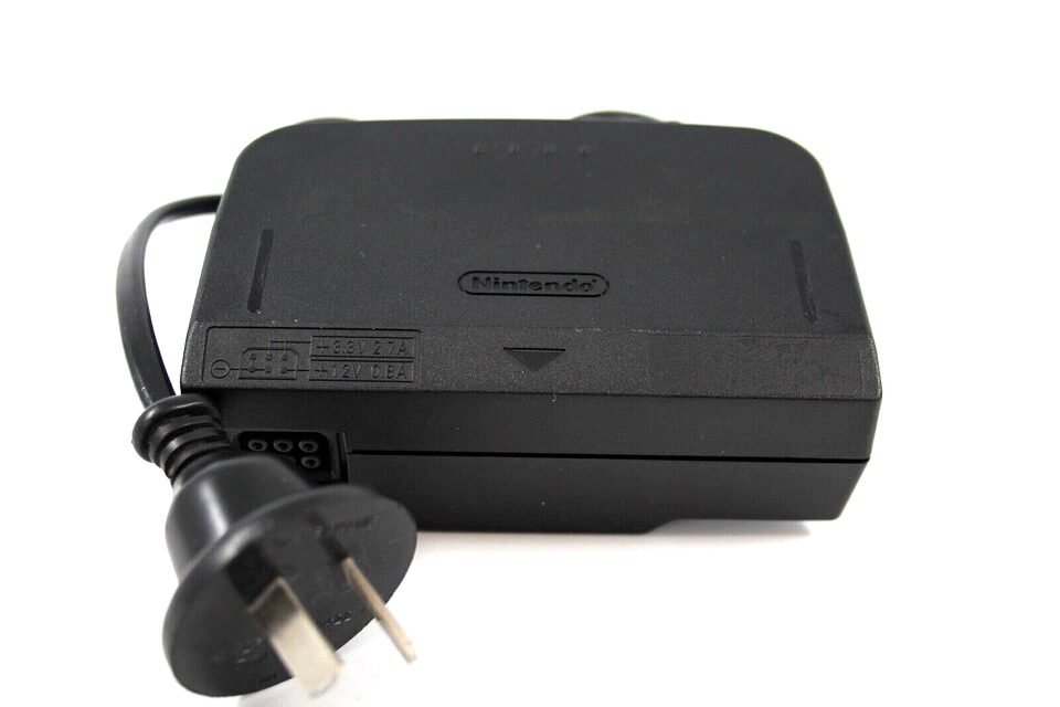 Genuine AUS Nintendo 64 N64 Power Supply Cable - Tested, Works!