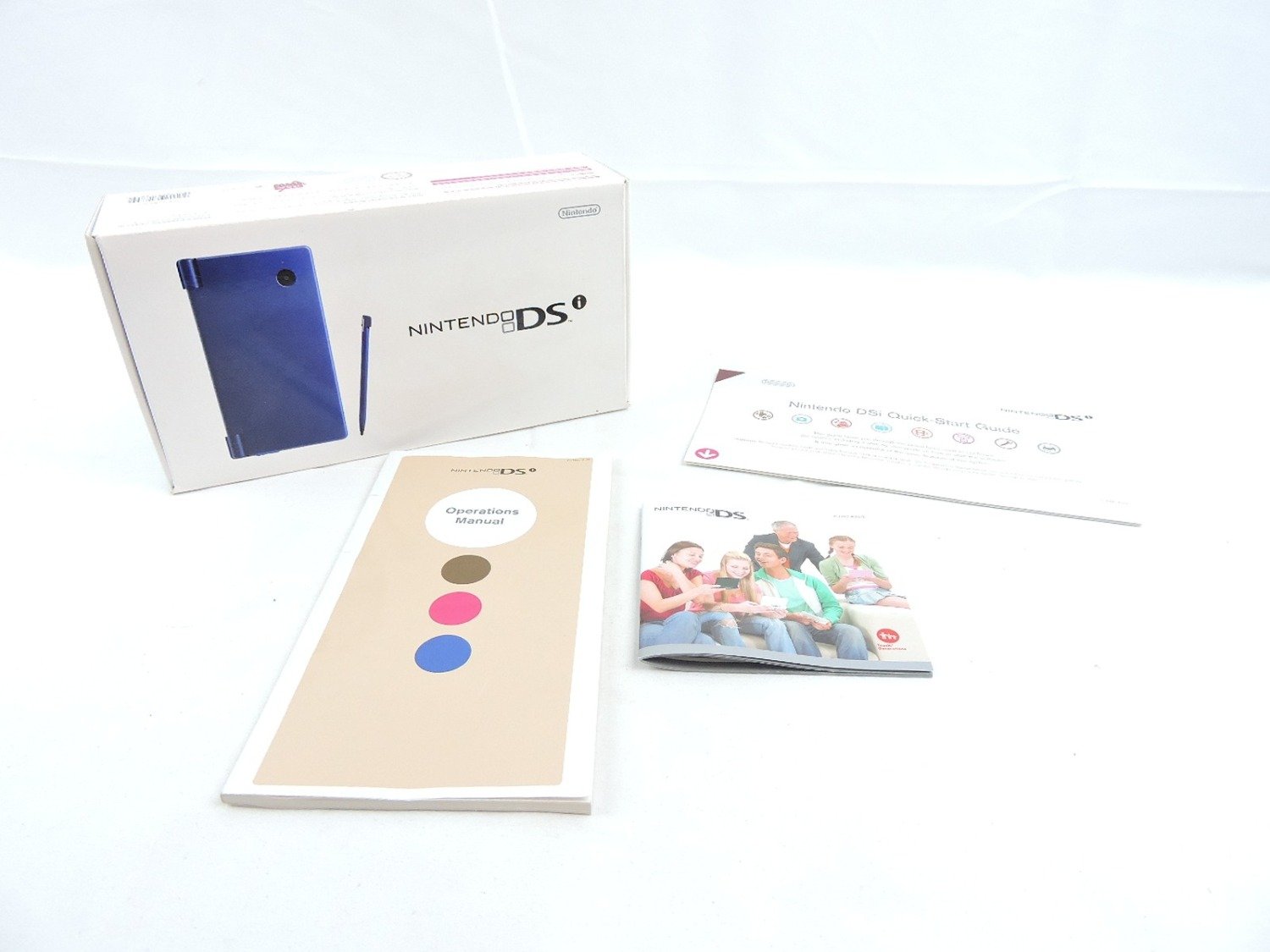 Nintendo DSi Metallic Blue Handheld Console Box Only (No Console Included)