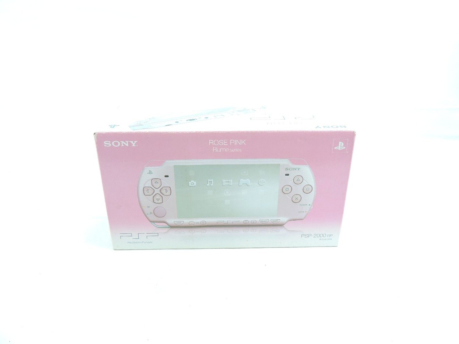 Playstation Portable PSP 2000 Rose Pink Handheld Console Box Only (No Console Included)