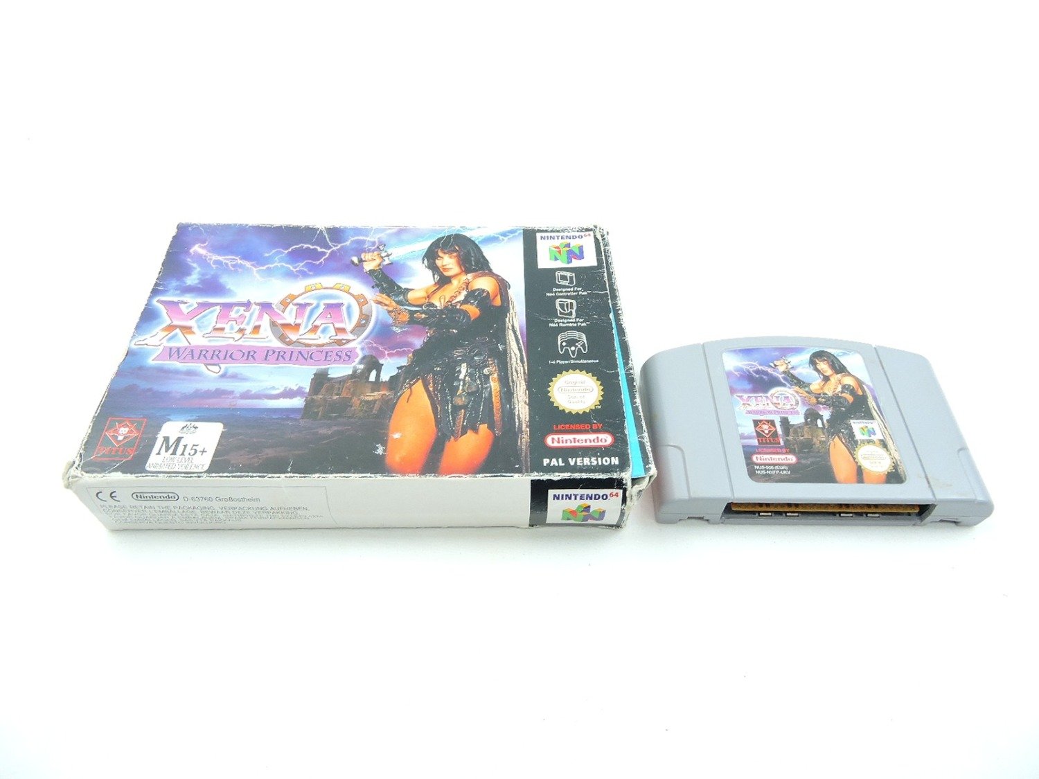 Boxed Nintendo 64 N64 Xena Warrior Princess - No Manual - PAL