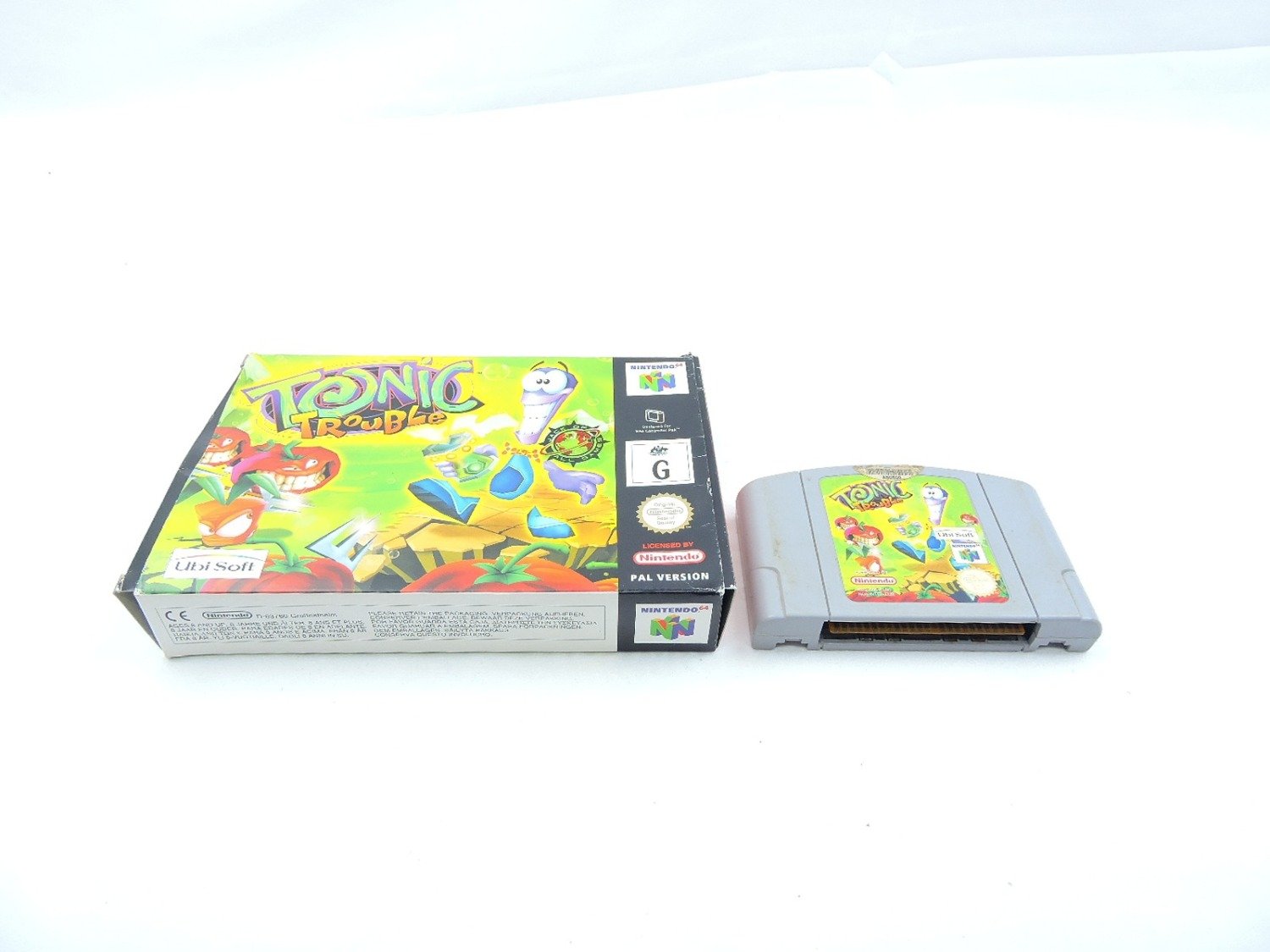 Boxed Nintendo 64 N64 Tonic Trouble - No Manual - PAL /3