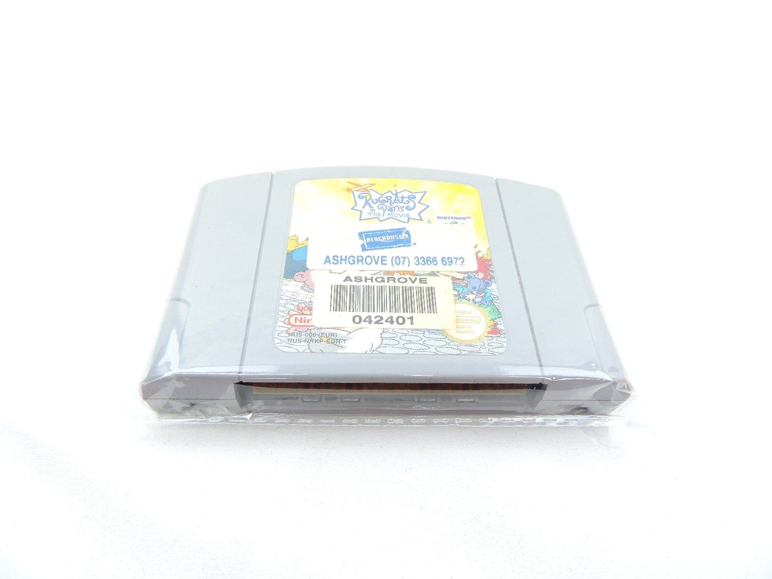 Nintendo 64 N64 Like New Ex-Rental Rugrats in Paris The Movie - PAL - Grade B