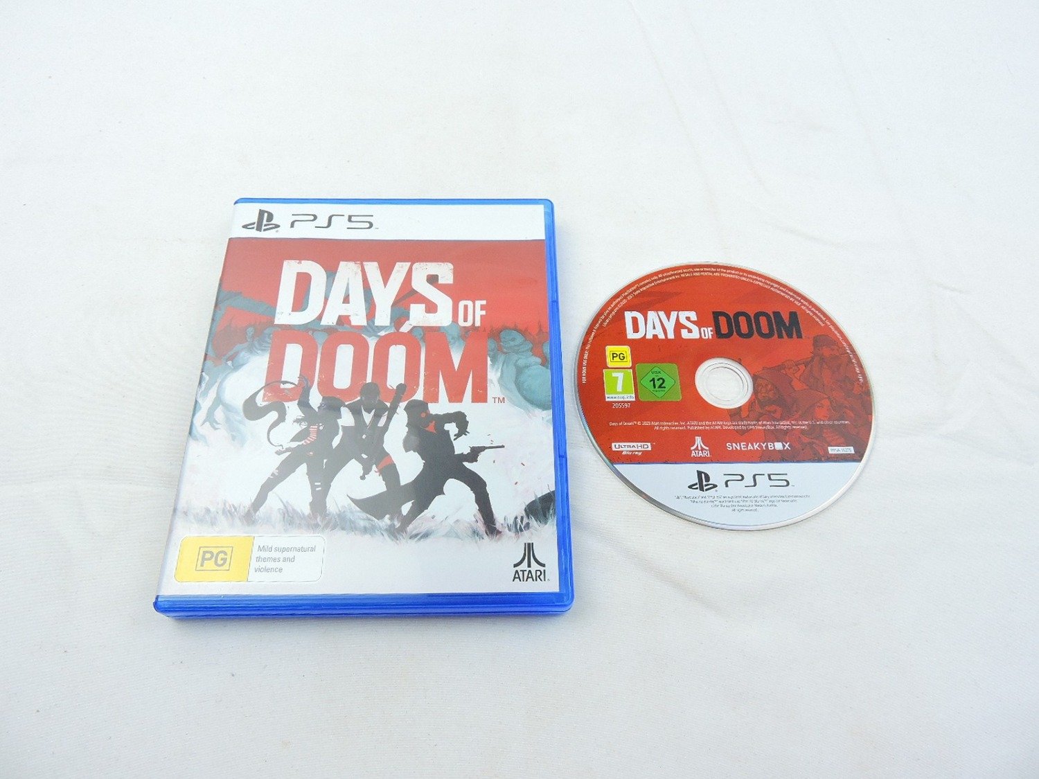 Mint Disc Playstation 5 Ps5 Days of Doom