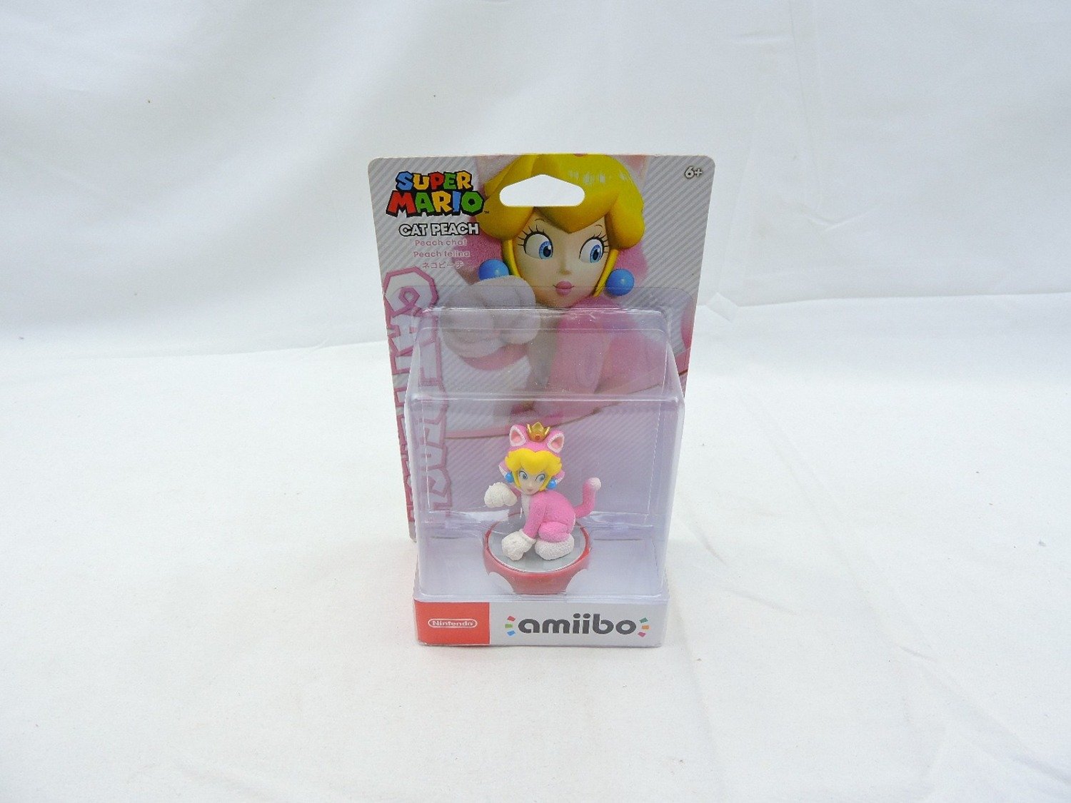 Brand New Super Mario Cat Peach Amiibo Figure