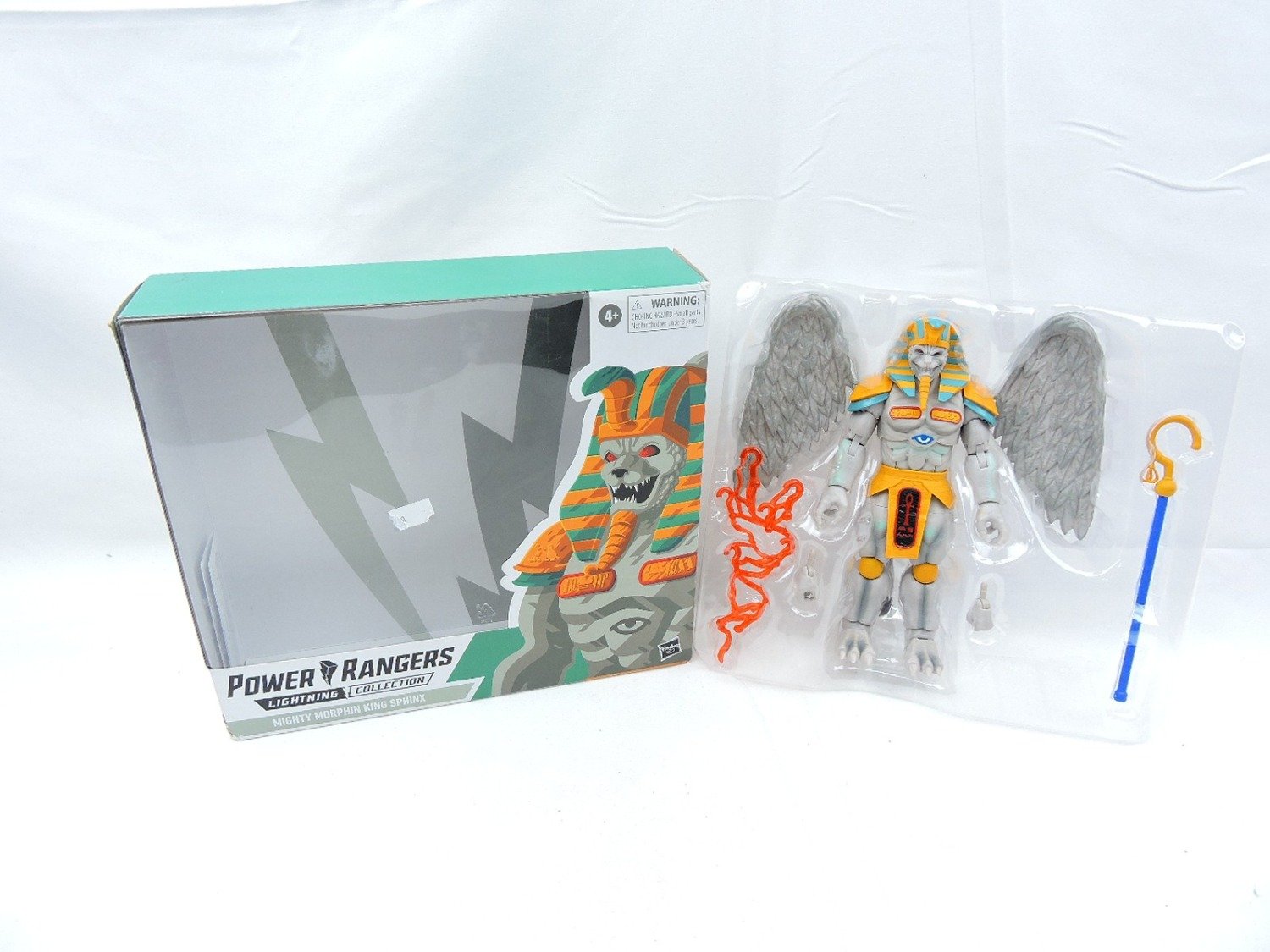 Boxed Like New Hasbro Power Rangers Lightning Collection Mighty Morphin' King Sphinx Action Figure