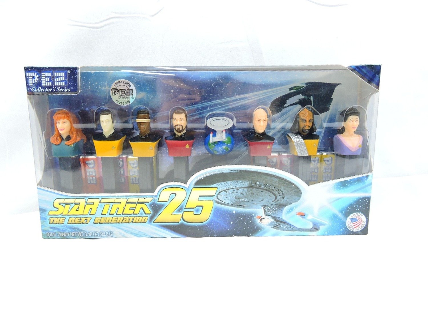 Brand New and Sealed PEZ Collector's Series Star Trek The Next Generation 25th Anniversary Set