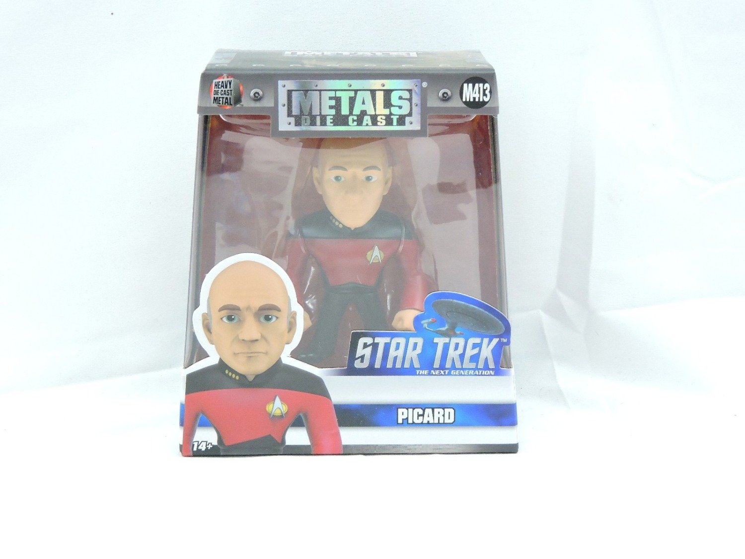 Brand New and Sealed Metals Die Cast Star Trek The Next Generation Picard Figure M413