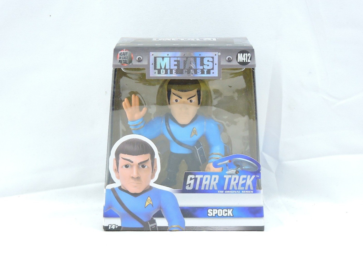Brand New and Sealed Metals Die Cast Star Trek The Original Series Spock Figure M412