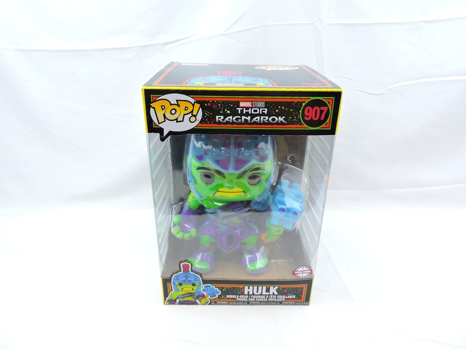 Brand New Hulk (Blacklight) 907 Marvel Thor Ragnarok Funko Pop Figure