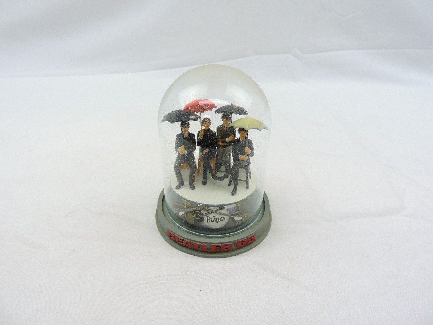 Like New Franklin Mint The Beatles Beatles '65 Limited Edition Glass Dome Diorama