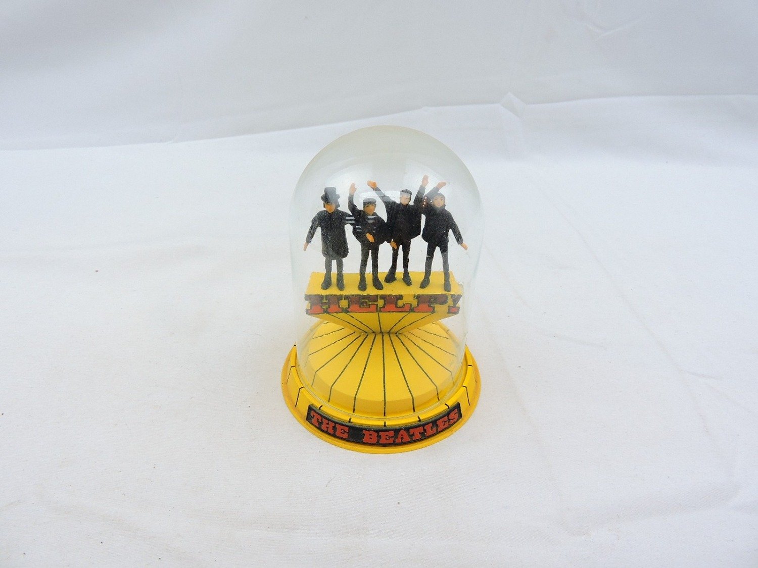 Franklin Mint The Beatles Help! Limited Edition Glass Dome Diorama (Imperfect)