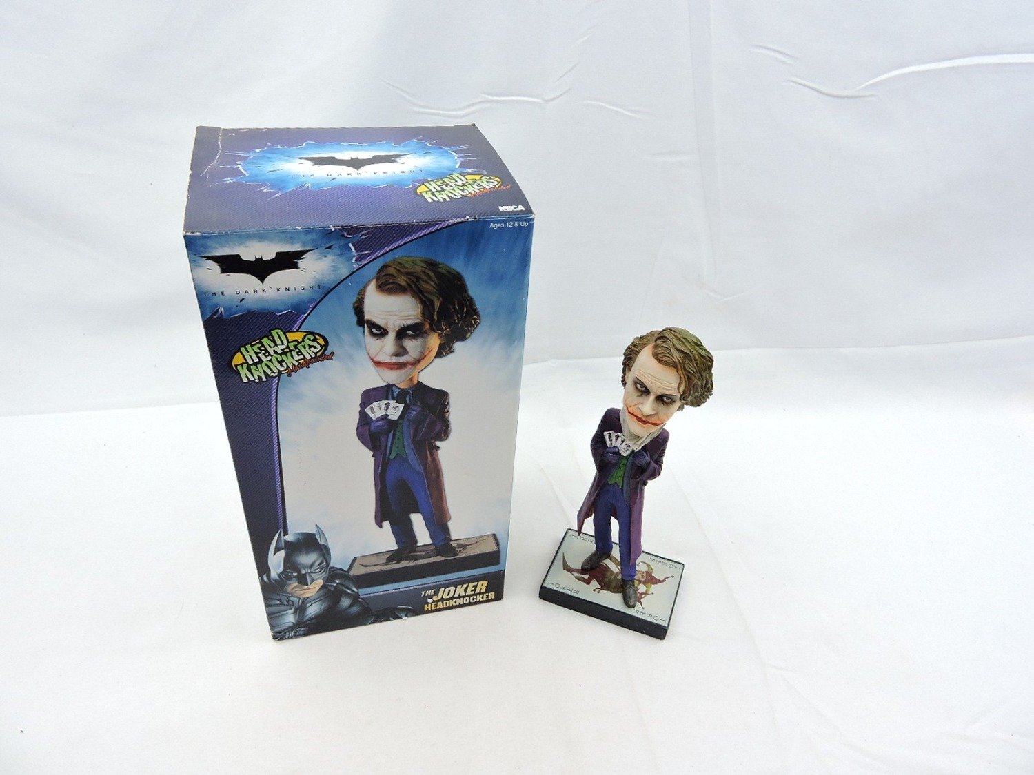 Boxed Like New NECA Head Knockers The Dark Knight The Joker Bobblehead