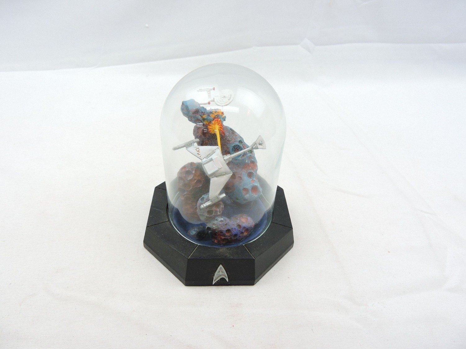 Like New Franklin Mint Star Trek Klingon Encounter Limited Edition Diorama
