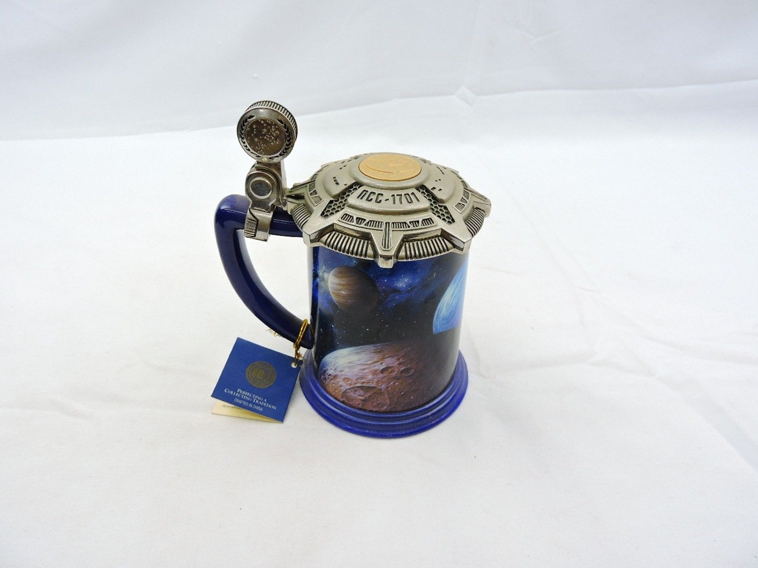 Brand New Franklin Mint Star Trek USS Enterprise NCC-1701 Collector Tankard