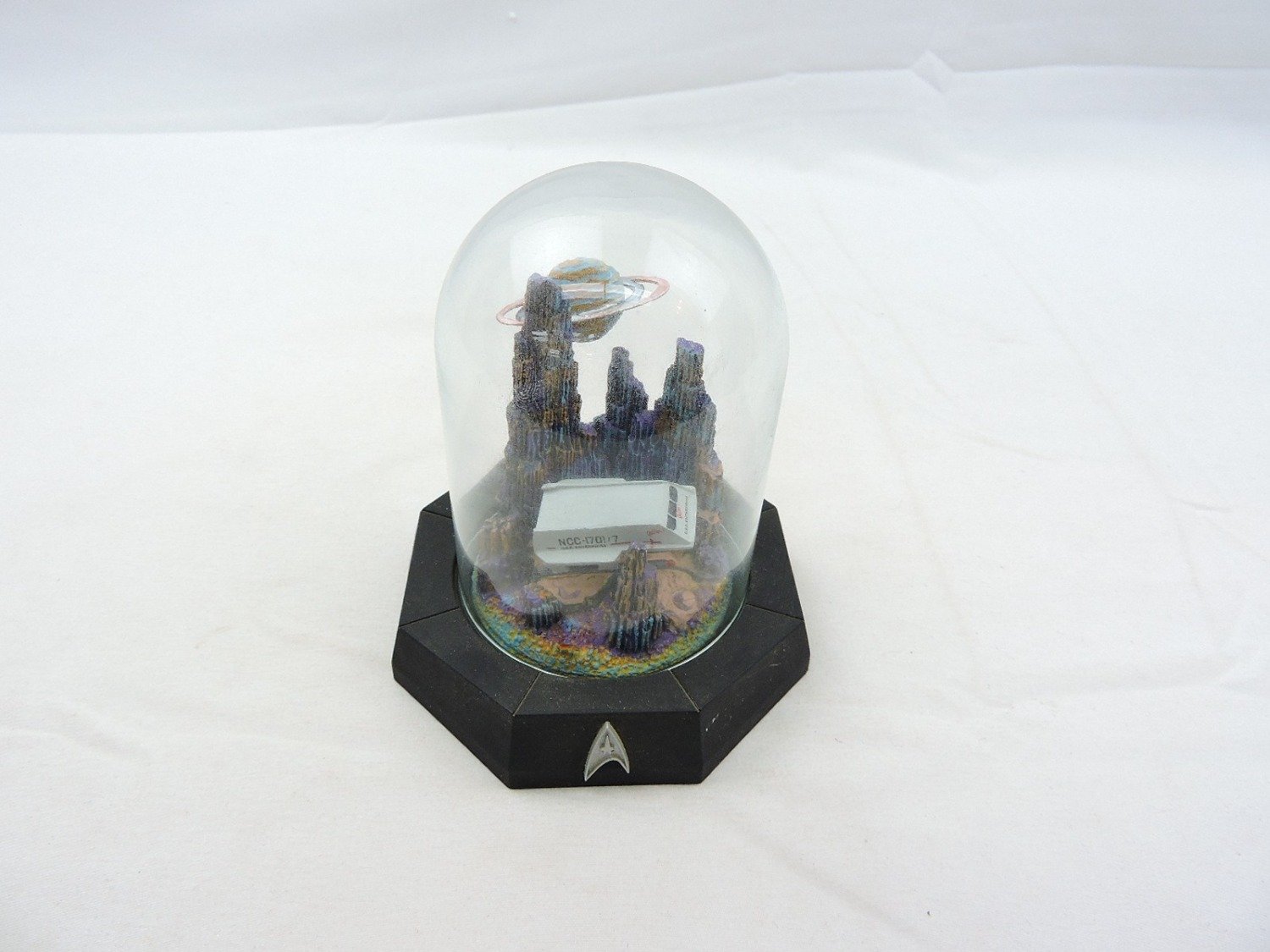 Like New Franklin Mint Star Trek Galileo II Shuttlecraft Limited Edition Diorama