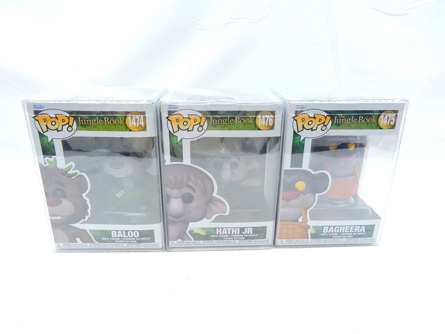 Brand New The Jungle Book Funko Pop Bundle of x3 (1474, 1476 and 1475)