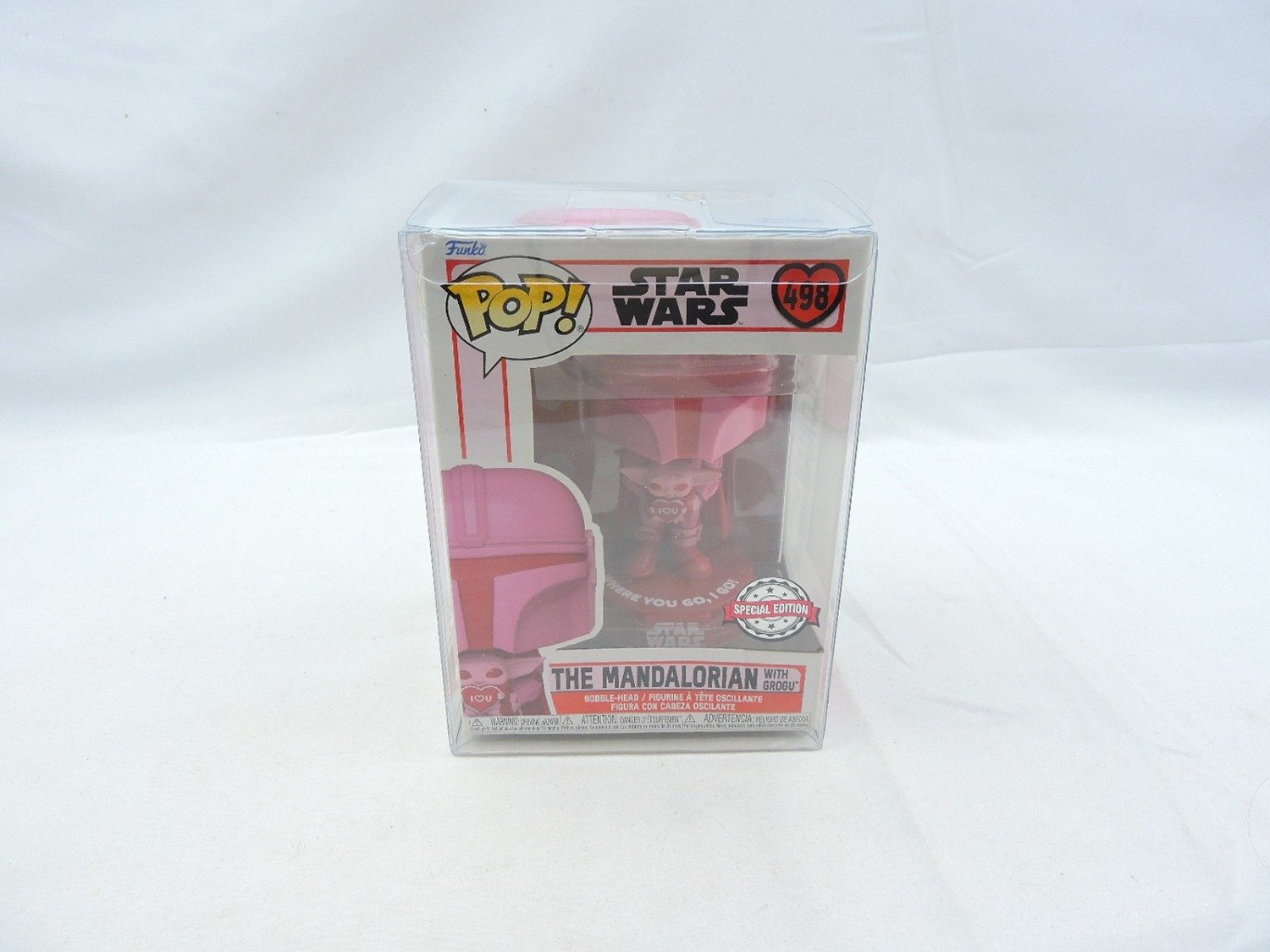 Brand New The Mandalorian with Grogu 498 Star Wars Funko Pop Figure