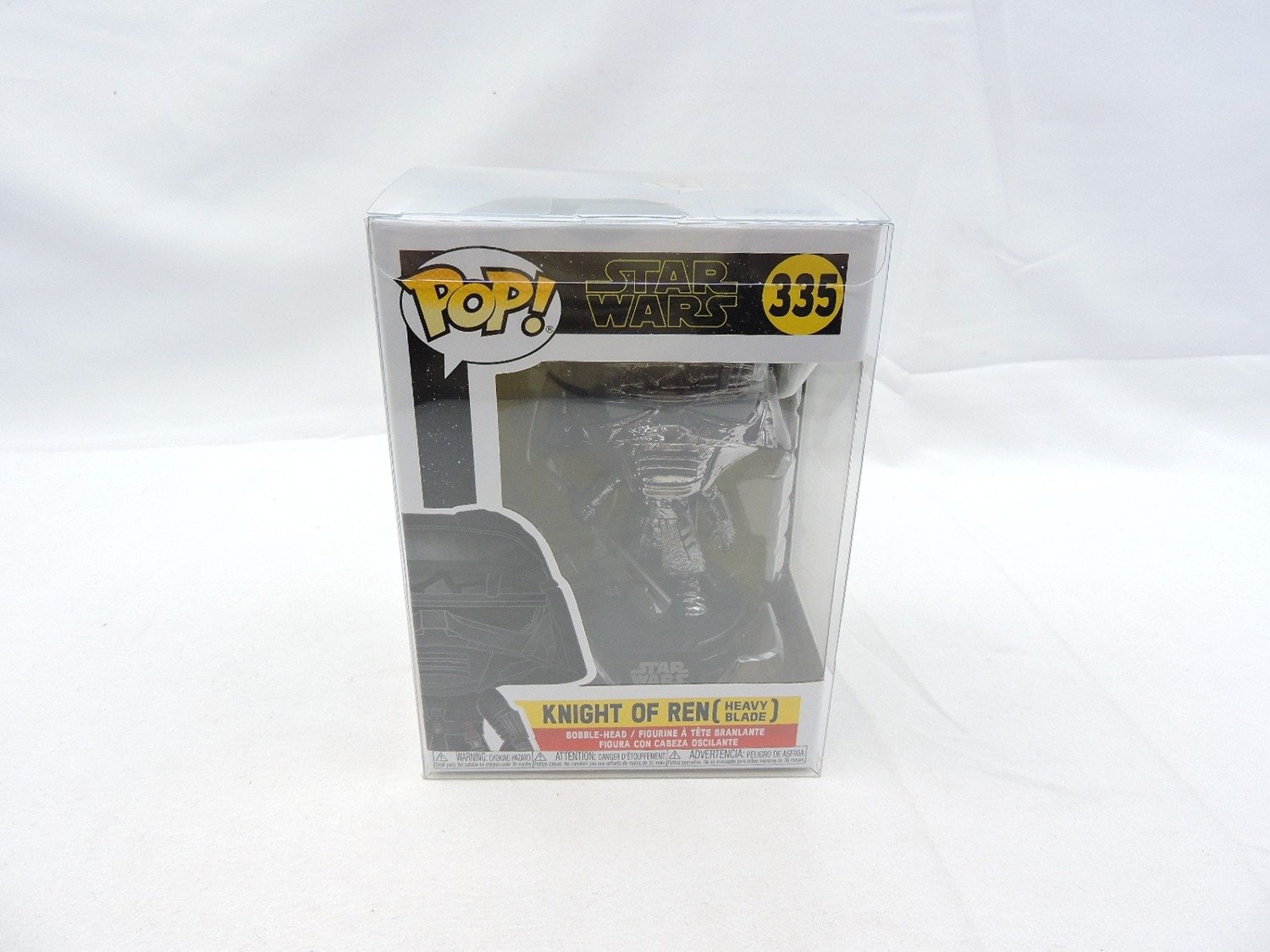 Brand New Knight of Ren (Heavy Blade) Hematite Chrome 335 Star Wars Funko Pop Figure
