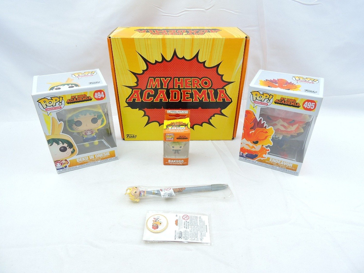 Brand New My Hero Academia Funko Pop! Collector Box