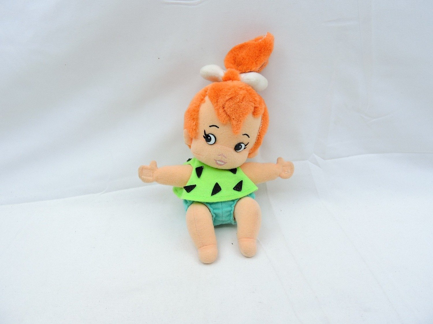 Like New Warner Bros. Studio Store Flintstones Pebbles 7" Inch Plush Toy