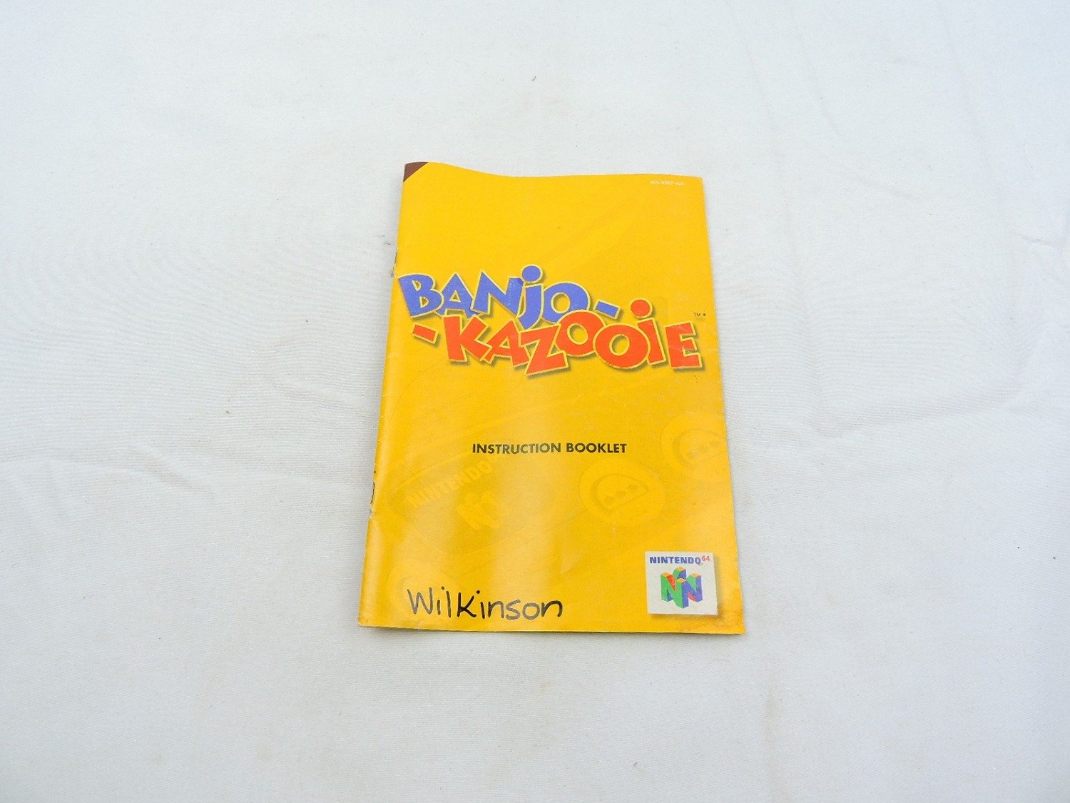 Like New Nintendo 64 Banjo-Kazooie Instruction Manual Only /3