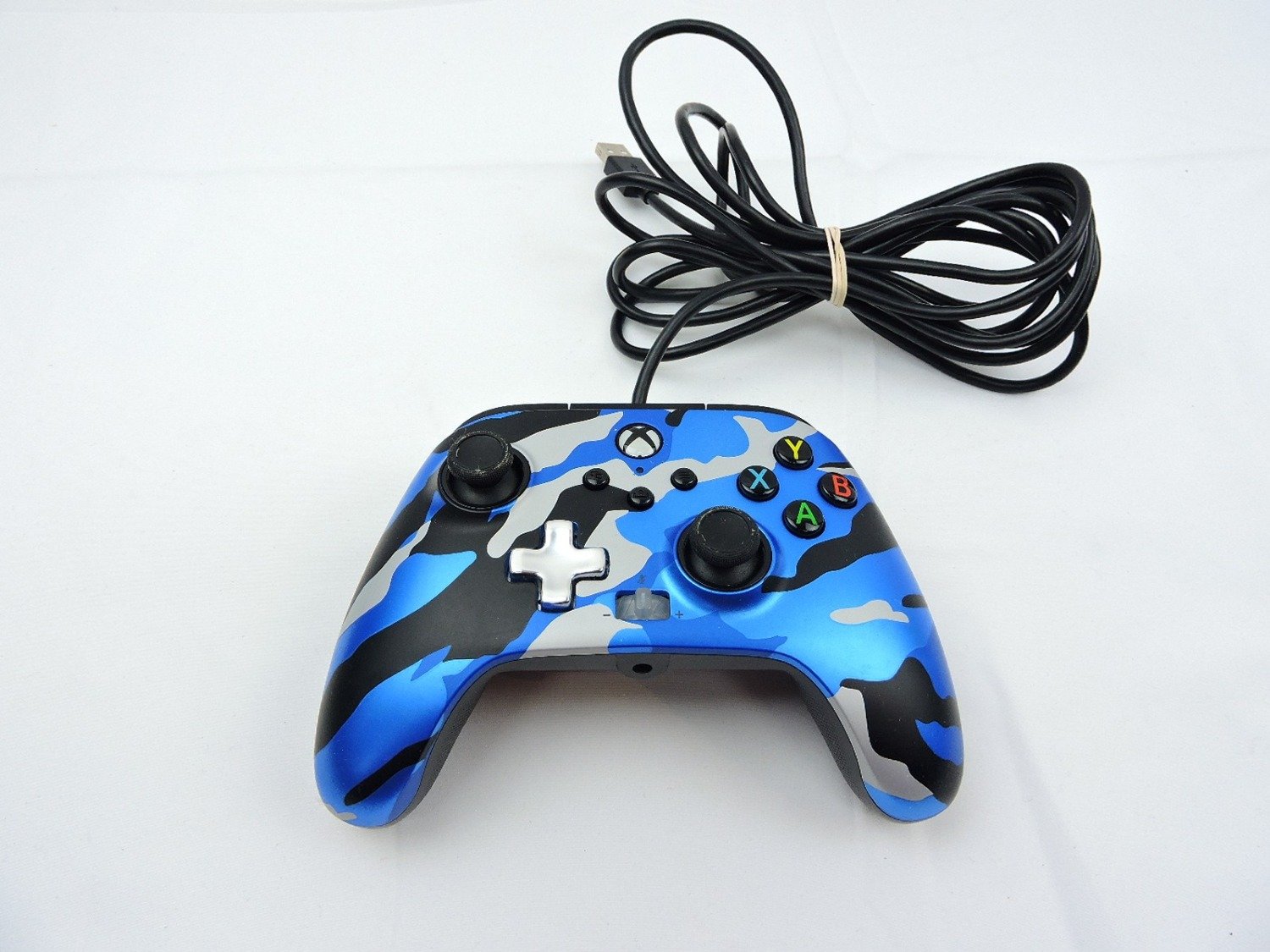 Like New PowerA Xbox Series X Enhanced Wired Blue Camo Controller
