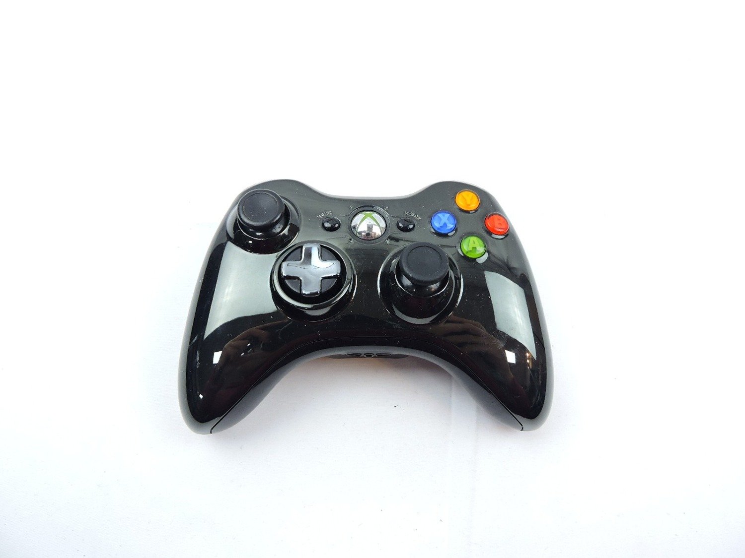Genuine Microsoft Xbox 360 Black Chrome Wireless Controller