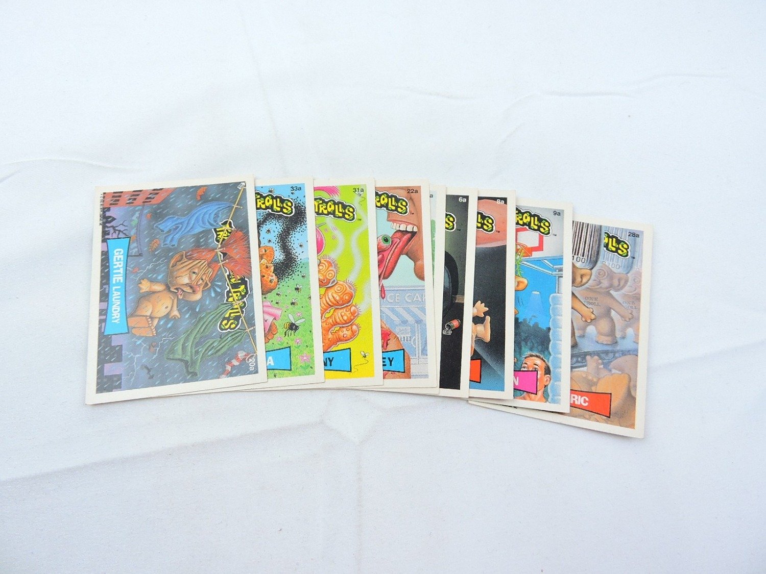 Like New Topps Trash Can Trolls Trading Card Bundle