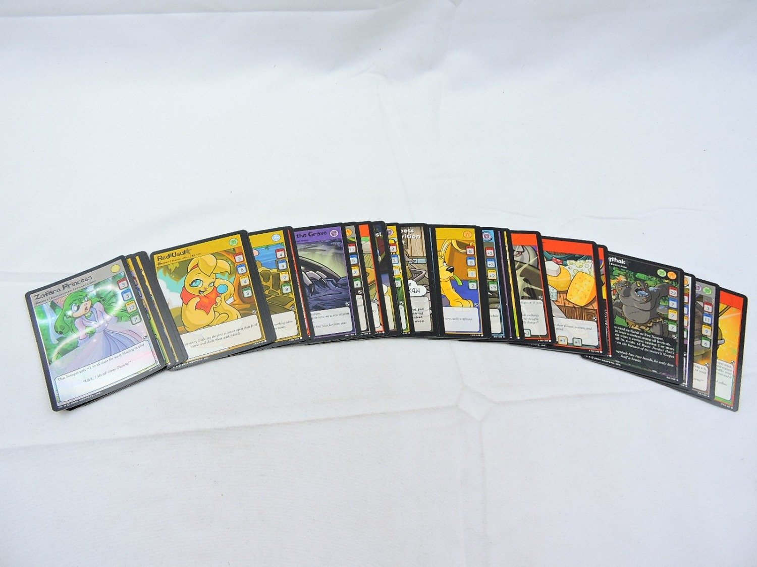 Like New Wizards of the Coast Neopets TCG Trading Card Lot