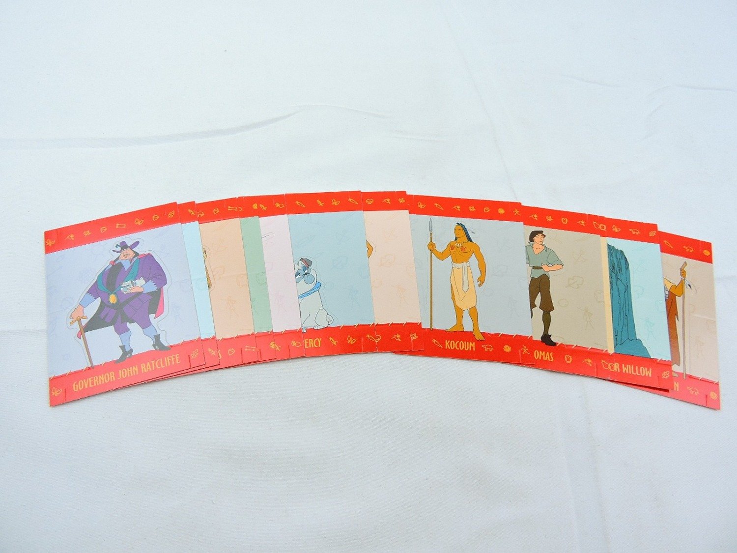 Like New SkyBox Disney's Pocahontas Pop-Out Insert Trading Card Bundle