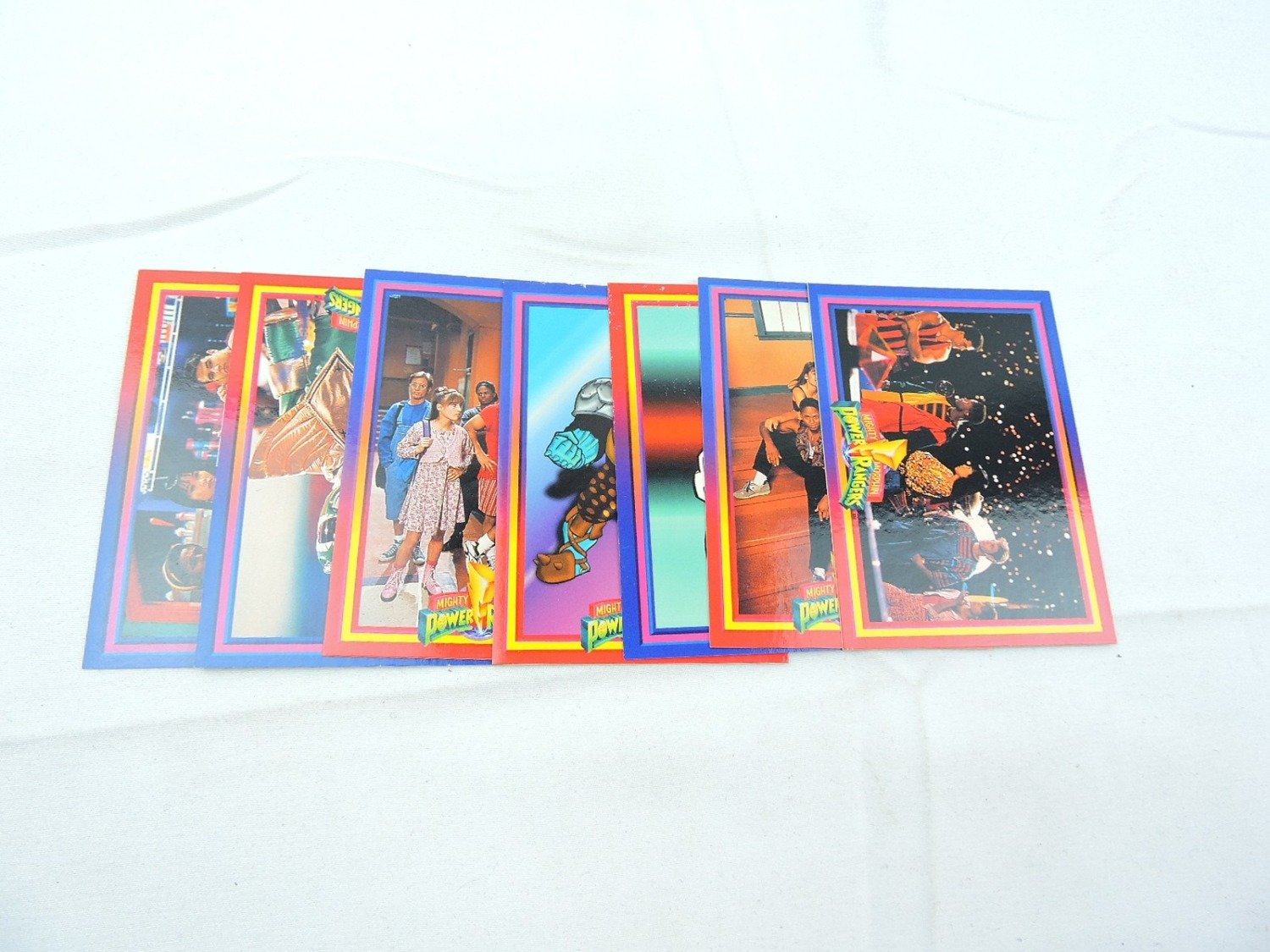 Like New Mighty Morphin' Power Rangers Trading Cards Bundle of x7 /2