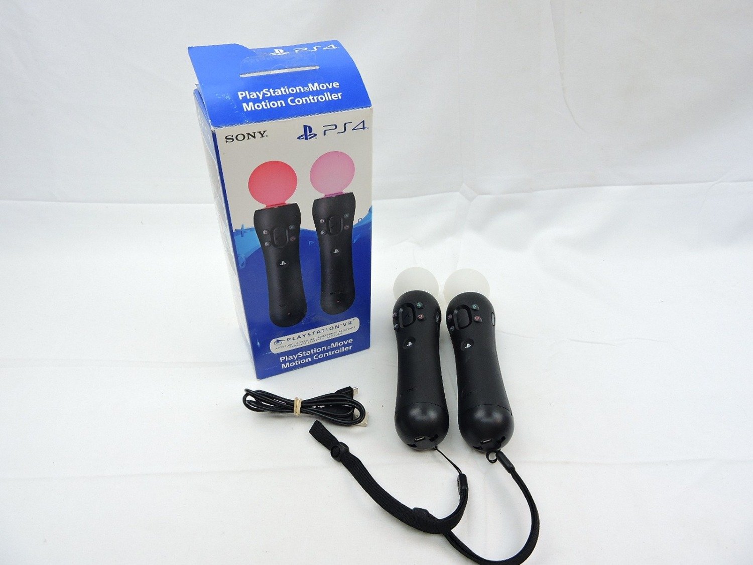 Like New Boxed Playstation 4 Ps4 PS5 VR Move Motion Controller x2 /2