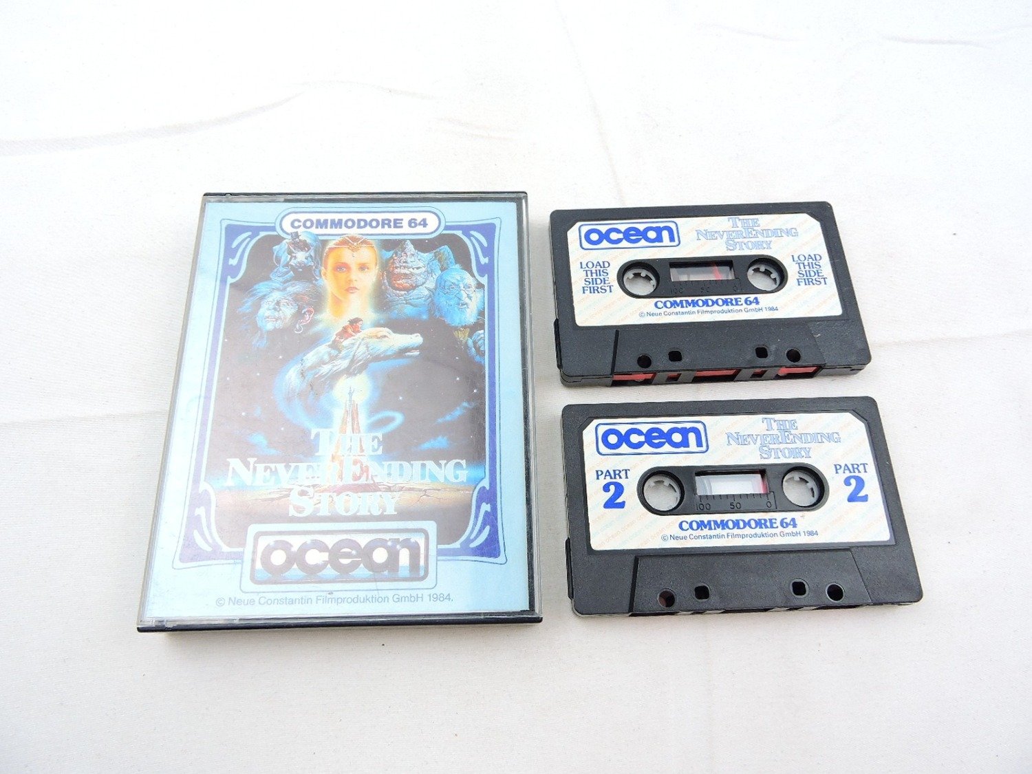 Boxed Commodore 64 C64 The Neverending Story Game Cassette /2
